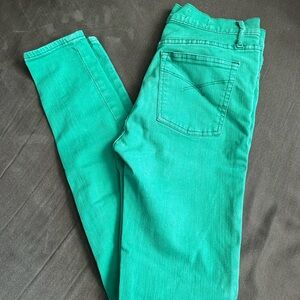 Emerald Green Skinny Jeans for Women